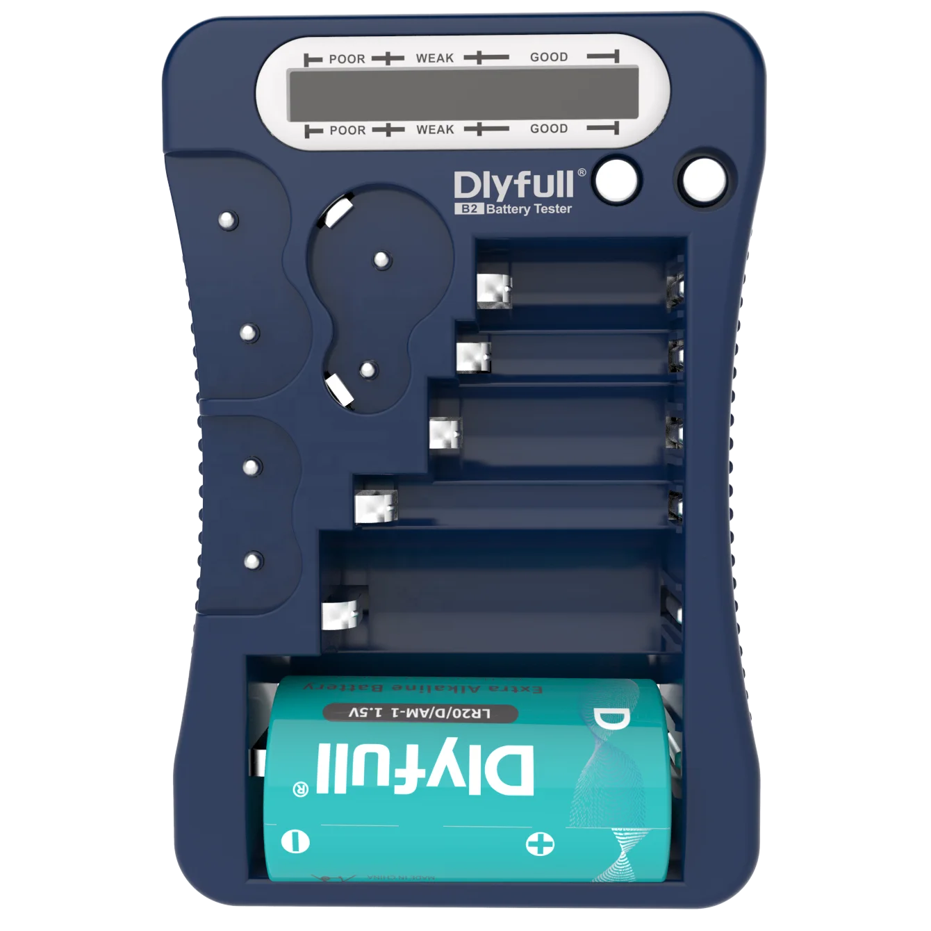 Digital battery tester for Ni-MH rechargeable battery like aa,aaa,c,d,9v size and button cells