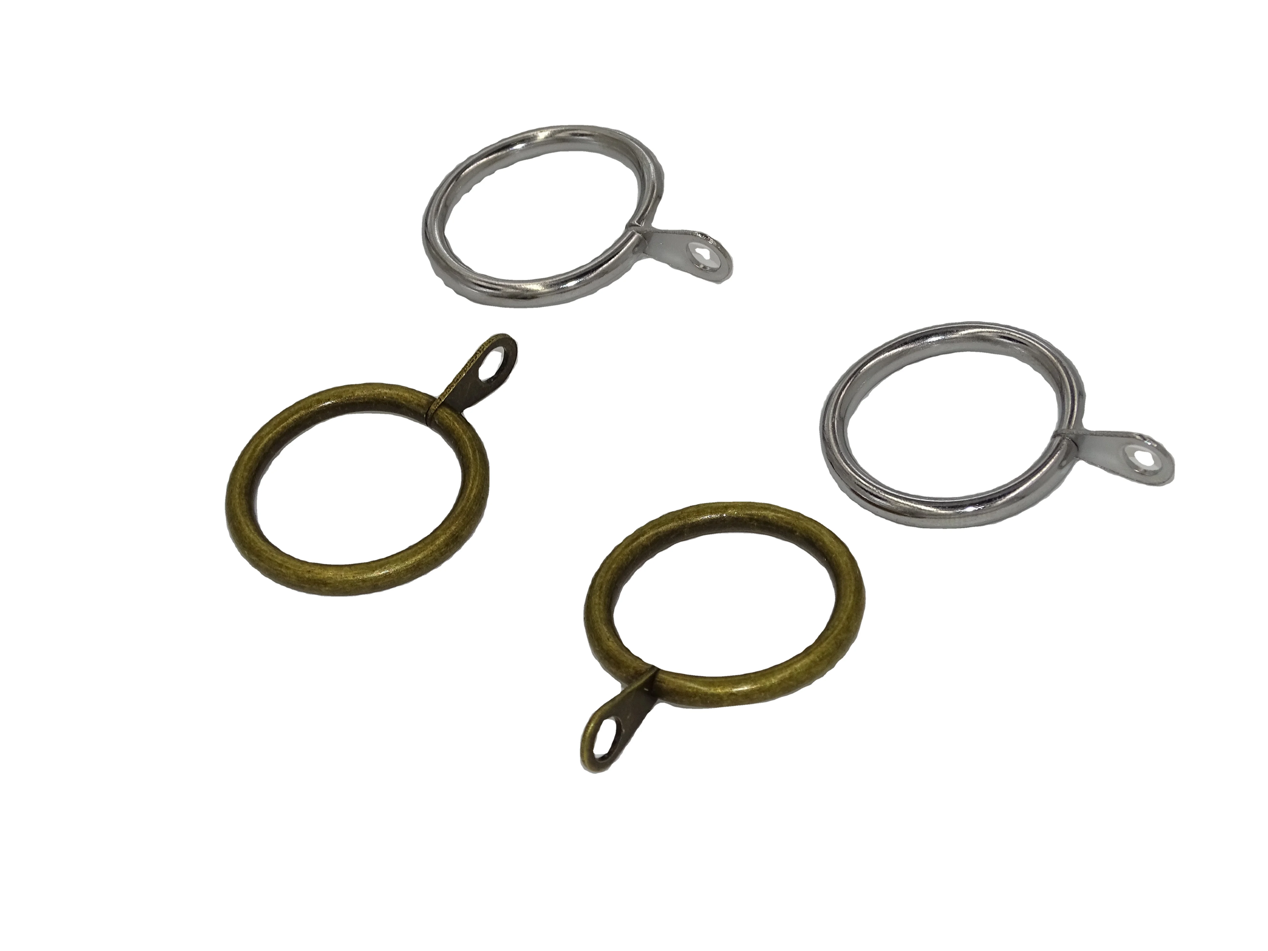 Wholesale New Design Eyelet Ring Metal Shower Curtain Rings For Bathroom