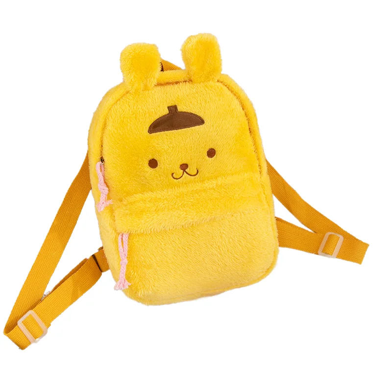 Direct Factory Sale New Cute Cartoon Doll Backpack Unisex Kuromi Melody Mini/Small Size Plush Bag with PP Cotton Filling