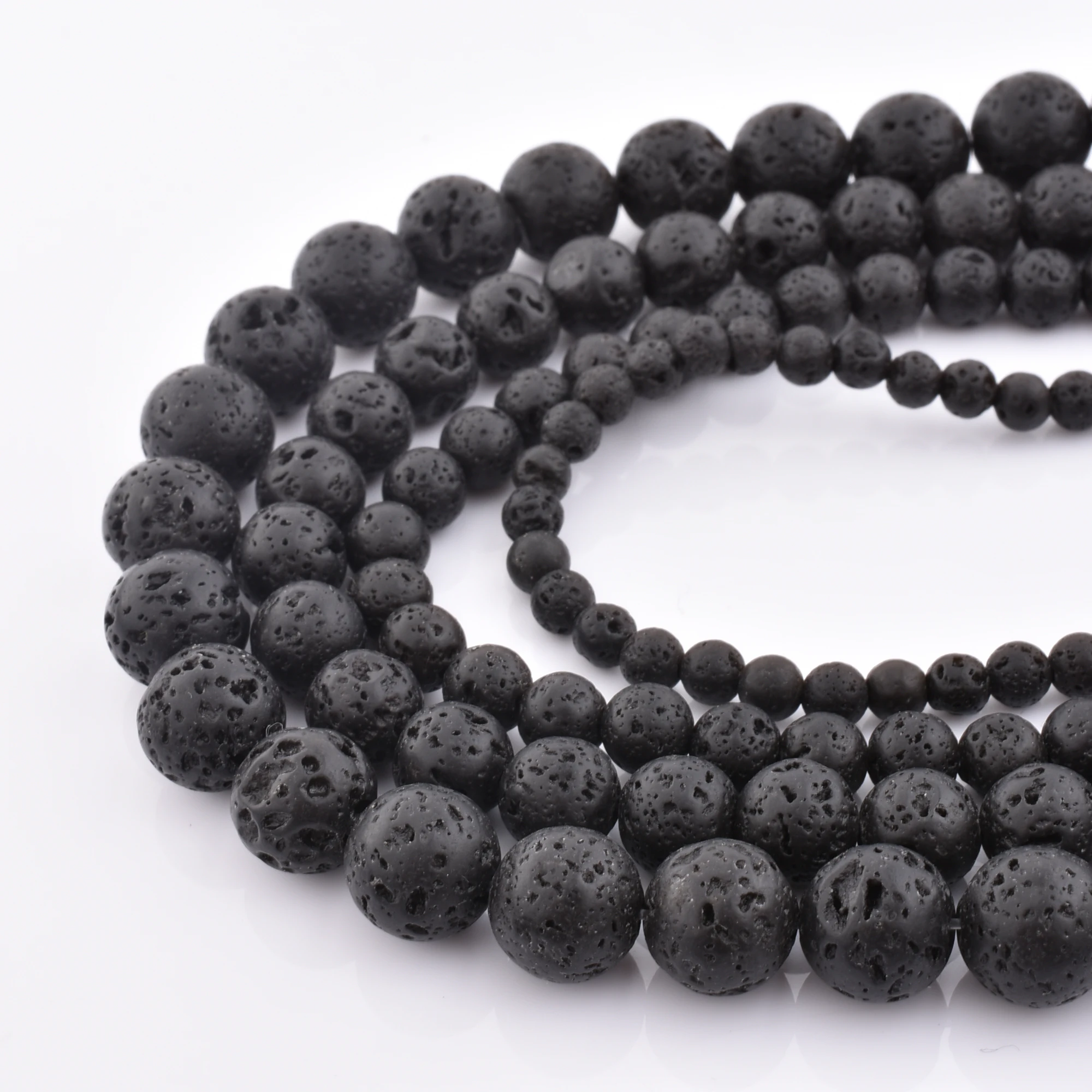 Wholesale Bead Bracelet Stone Natural Tiger Eye Strand Agate 4Mm/6Mm/8Mm/10Mm Loose Lava Gemstone