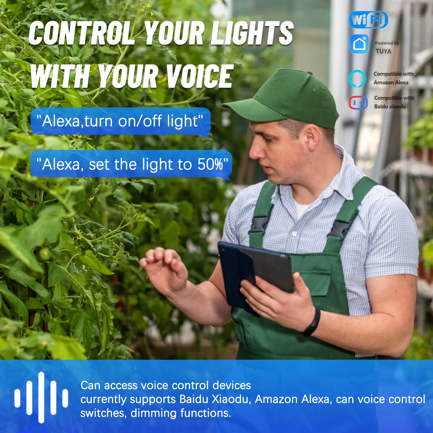 Умная Светодиодная лента полного спектра для выращивания растений с Wi-Fi, лампа для выращивания с управлением через приложение T5, световая балка для растений в помещении