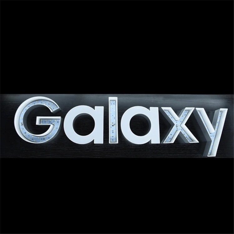 2023 Galaxy LED Sign ABS Mould LED Signage for SAMSUNG Galaxy Mobile Shops