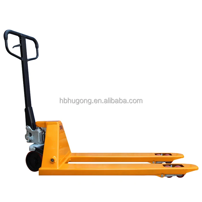 high lift scale all terrain manual battery hand truck electric pallet jack