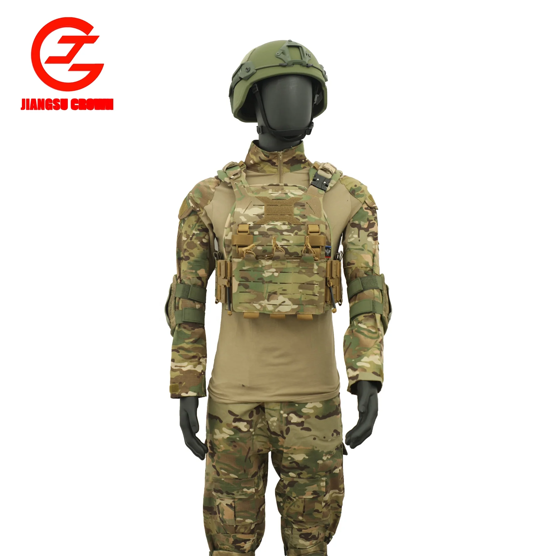 Tactical Chest  Rig Weight Training 500d Molle Multicam Tactical Vest With Multi-pockets Vest