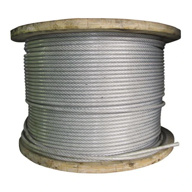 
china supplier steel wire rope cable 6x19+fc 