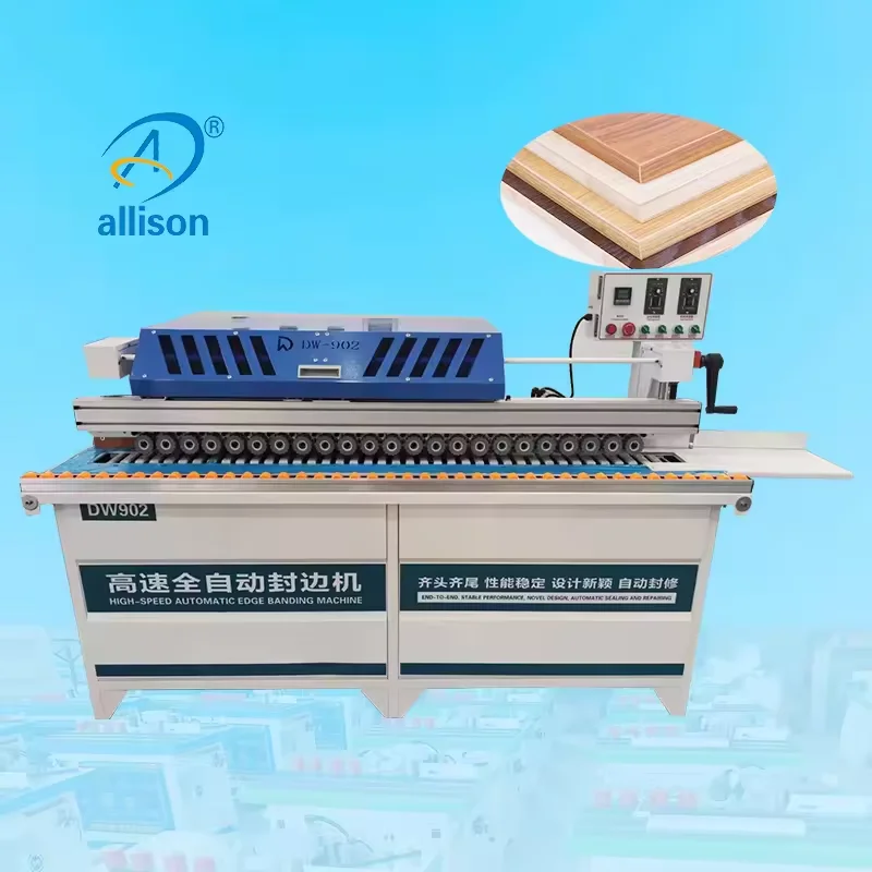 High quality professional woodworking edge banding machine saw table curved dual purpose mini edge banding machine