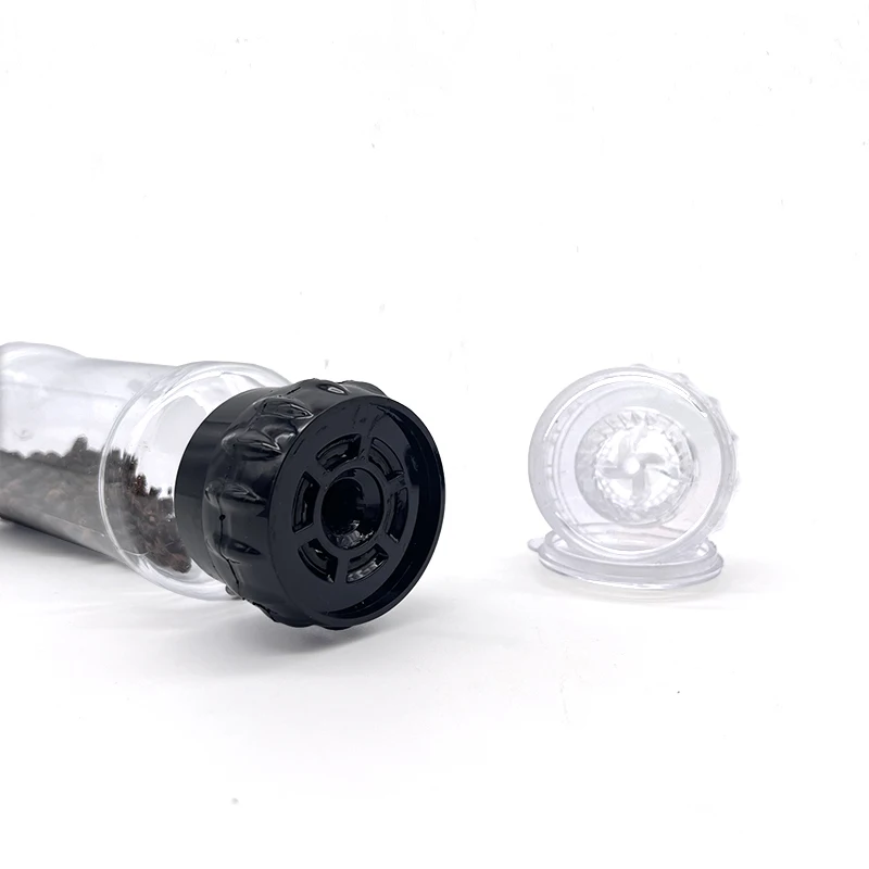 200ml Salt Spice Bottle Salt And Pepper Mill Shakers Grinder /  Plastic Spice Grinder