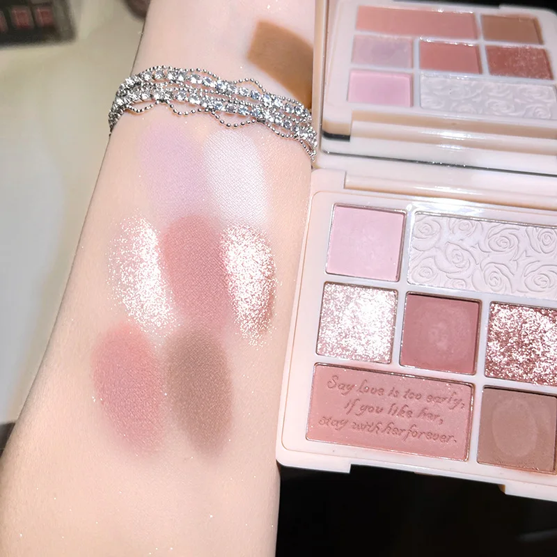 wholesale 8 color neutral eye shadow primer metallic eyeshadow pigment talc fre eyeshadow palettes organic