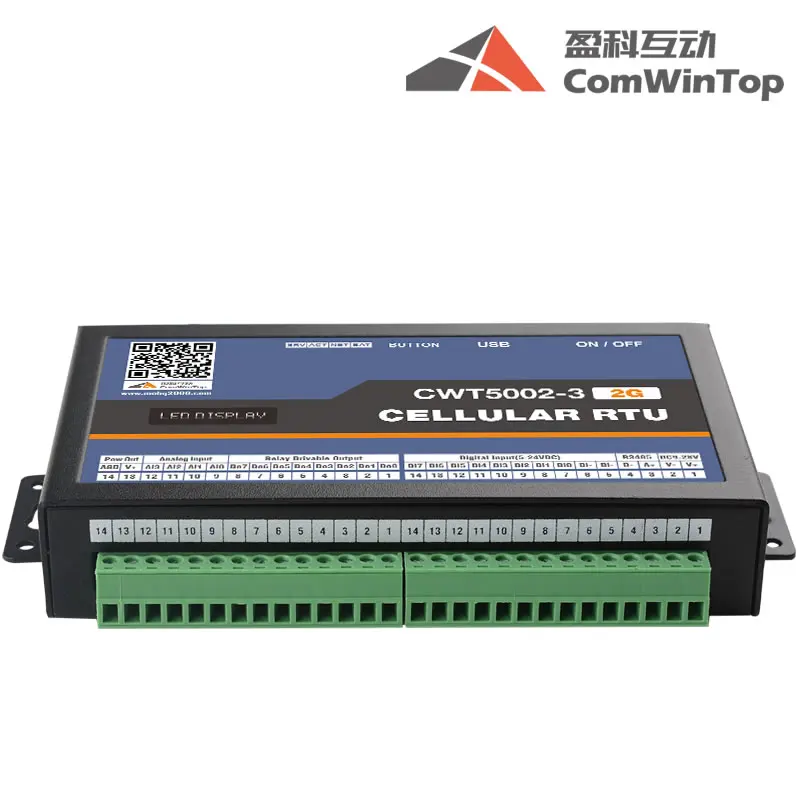 Industrial Iot M2M Telemetry Modbus 3g Sms Gsm Gprs Wifi SCADA Rtu Controller Module Modem Gateway Device With Oled