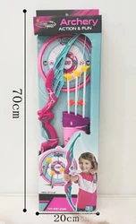 Детские уличные охотничьи игрушки, светодиодная подсветка, Рекурсивный лук и стрелы, набор игрушек для стрельбы из лука