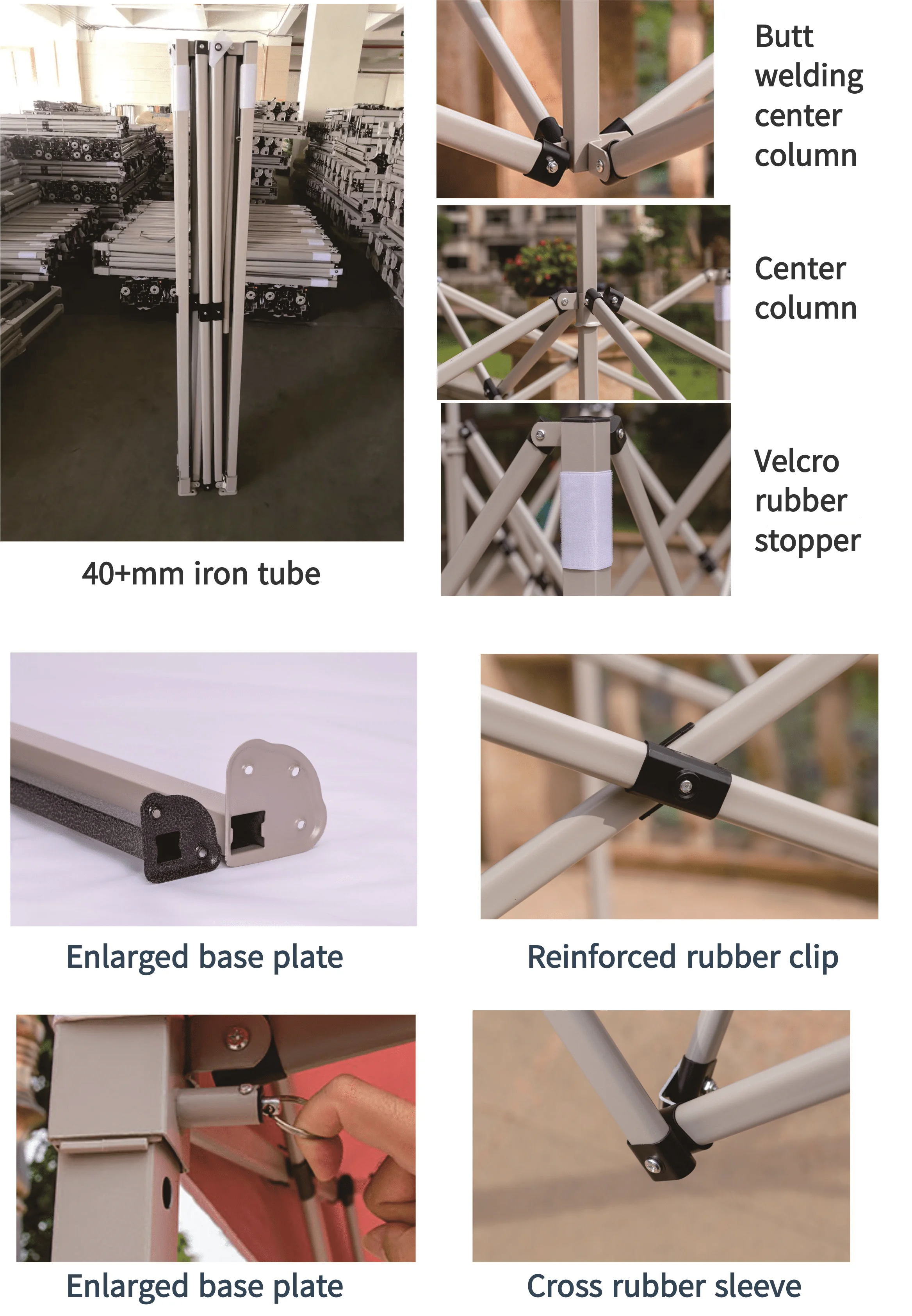 Full Custom Canvas Outdoor Instant Gazebo Tent Oxford Camping Beach Trade Show Canopy Tent