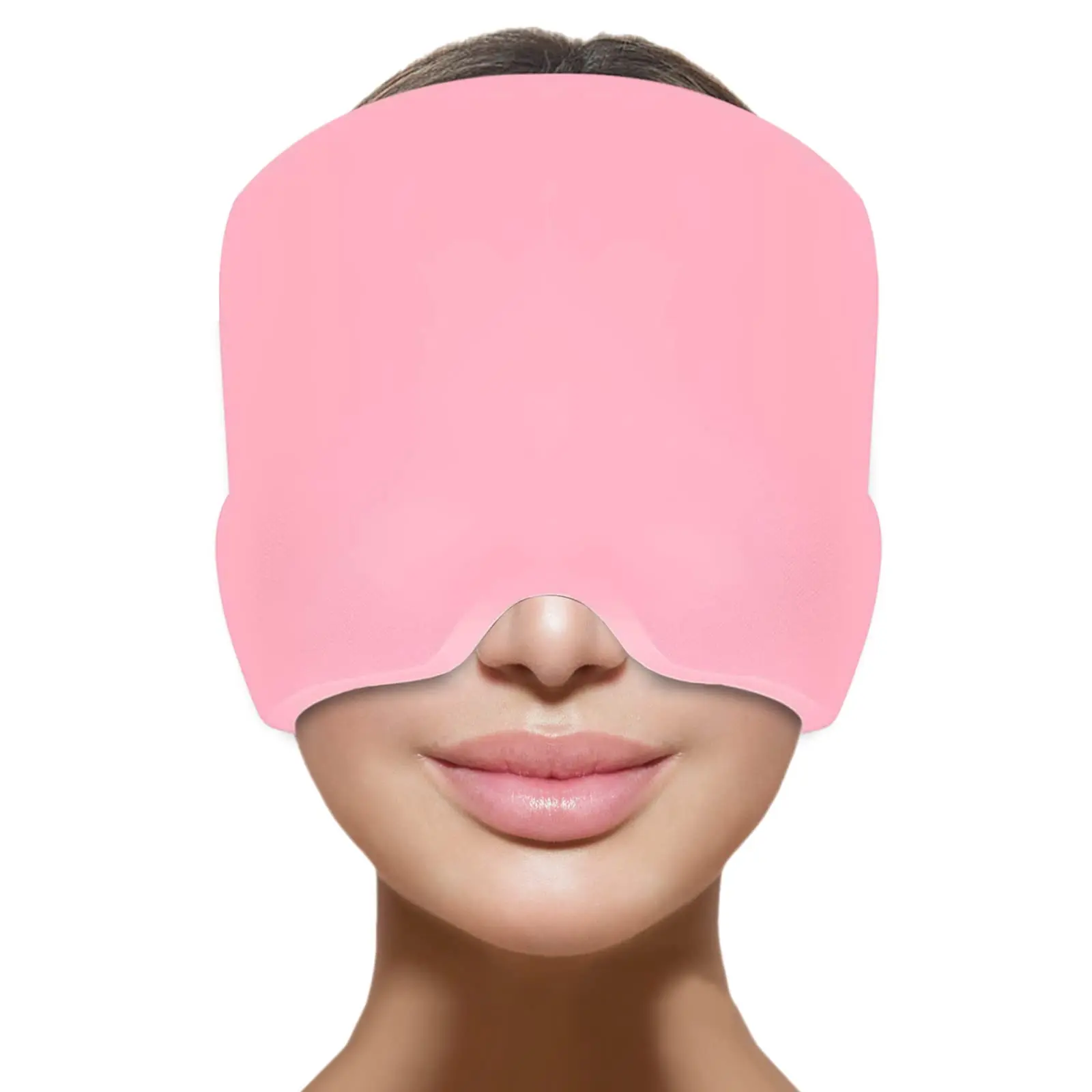Medical Plastic Material Shipping Full Body Head Reusable Gel Ice Pack Cap For Hat
