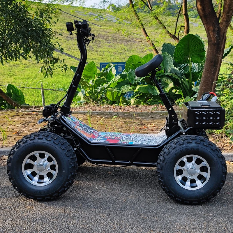 8000W Off Road Electric Scooter Popular 60V 50Ah Mountain Power Foldable ATV Off Road Electric Scooter for adult
