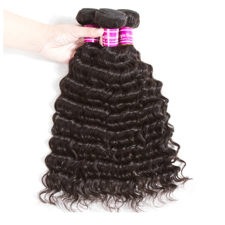 High Quality Unprocessed Cuticle Remy Aligned Keratin Hair Extensions Full Thick Bottom White Deep Wave Weaving Wholesale Human