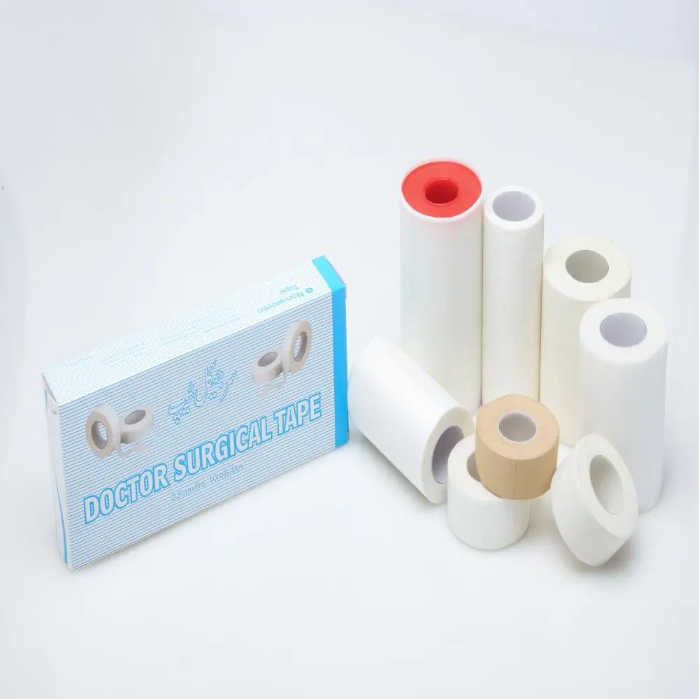 White Tape 100% Cotton Sports Medical Athletic Elastic Bandage  Sport Kinesiology Tapes Strapping Tinplate Compression