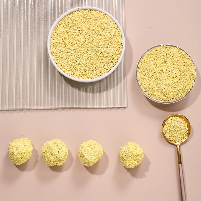 Crush Tofu Cat Litter BRC Factory OEM Bulk Flushable Clumping Broken Tofu Litter Sand For Cat