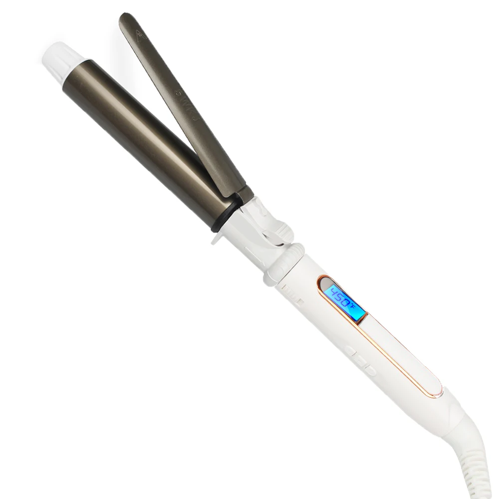 Professional Titanium Ceramic Curly Irons Magic 1.5 inch Wave Curlers Wand Hair Curler Rotating Curling Iron