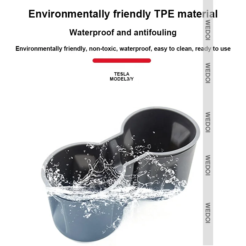 car accessories Water Cup Limit Buckle For Tesla Model 3/Y Center Console  More Secure Not Easy To Spill Practical Offers