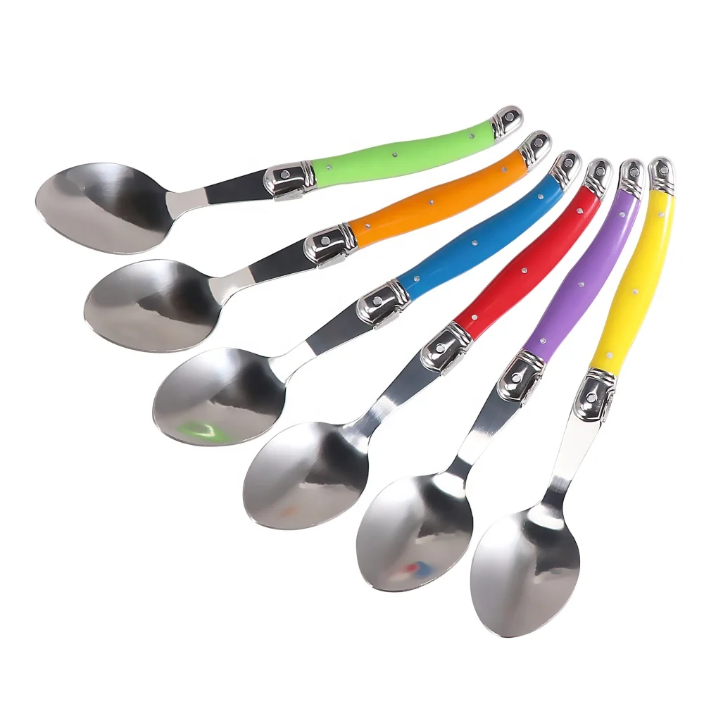 24 Piece Multi-color Flatware Stainless Steel Cutlery Set Tableware Knives Spoons Forks Collection Dinnerware Set