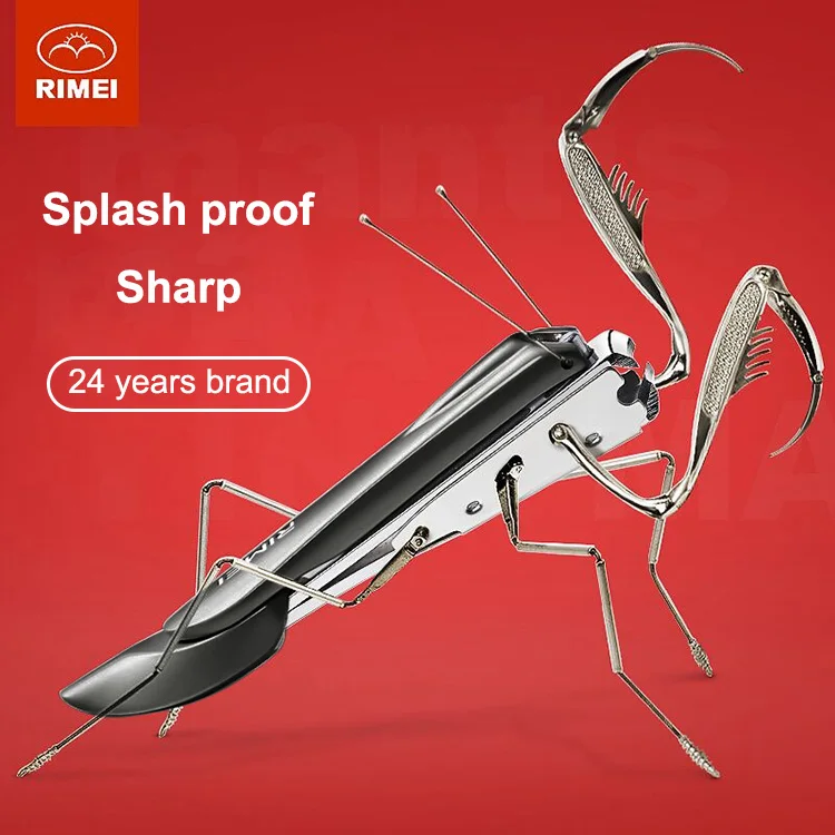 RIMEI  Nail Clippers with Catcher Professional Fingernail Clippers with Built-in Nail File Sharp durable Nail Cutters Trimmers