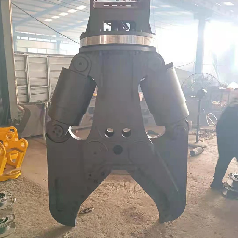 Excavators Double Cylinder Hydraulic Shears Strong Power Portable Hydraulic Shear