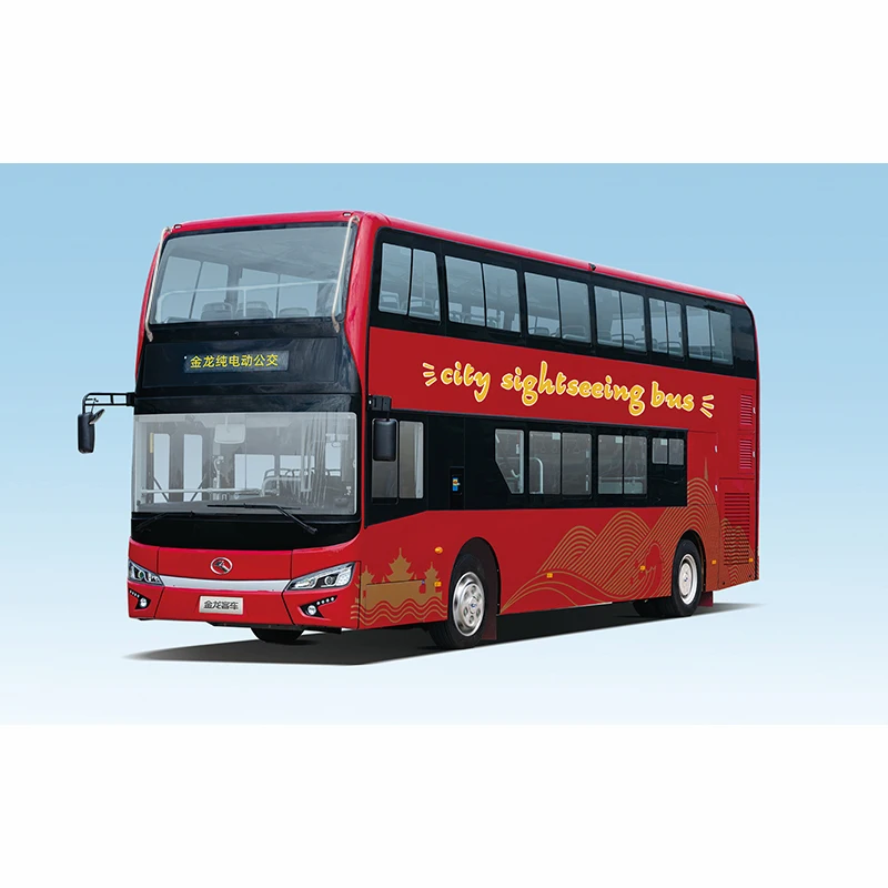 Factory Price KingLong City Bus XMQ6108 58 Seaters Pure EV Electric Passenger City Bus for Sale