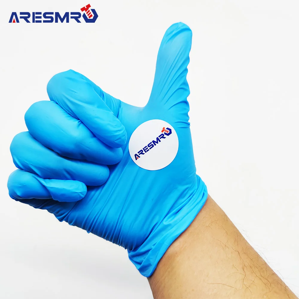 
AMSMX001 Wholesales factory price high quality anti-corrosion nitrile safety glove 