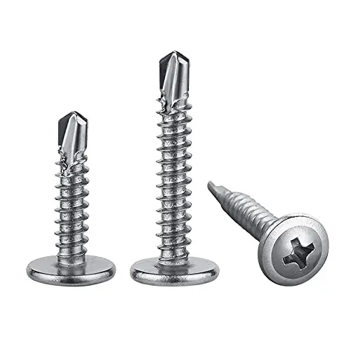 Stainless Steel 401 Round Head Truss Head Self Drilling Self Tapping Washer Screw