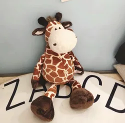 Top Quality snow soft Miniature schnauzer lion tiger giraffe plush dog stuffed animal plush doll toys