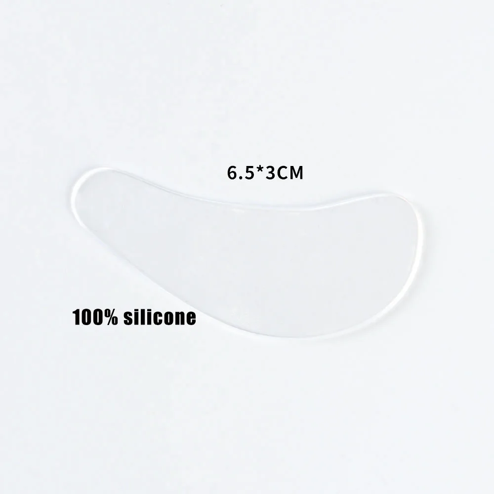 
100% silicon Private Label Under Eye Reusable Pad Silicone Eye Patches 