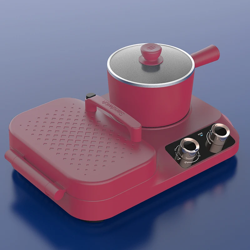 Wholesale 3 In 1 Sandwich Makers Mini Machine Grill Multi-Function Toaster Cooking Hot Breakfast Maker