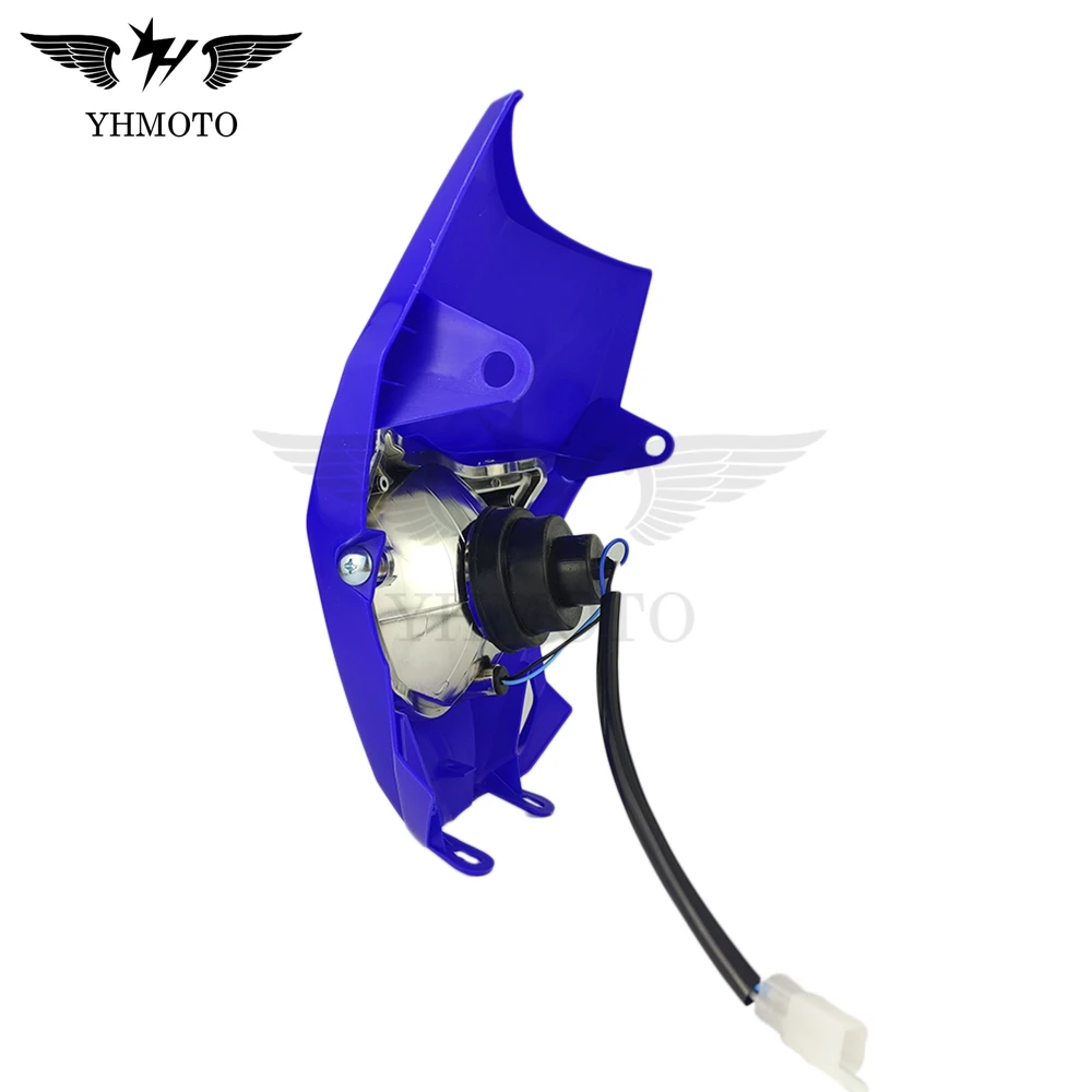 Универсальная галогенная фара 55 Вт для мотоцикла MX Enduro H4 Yamaha WR 250 FX WR450F YZ426F TTR230 225 2022