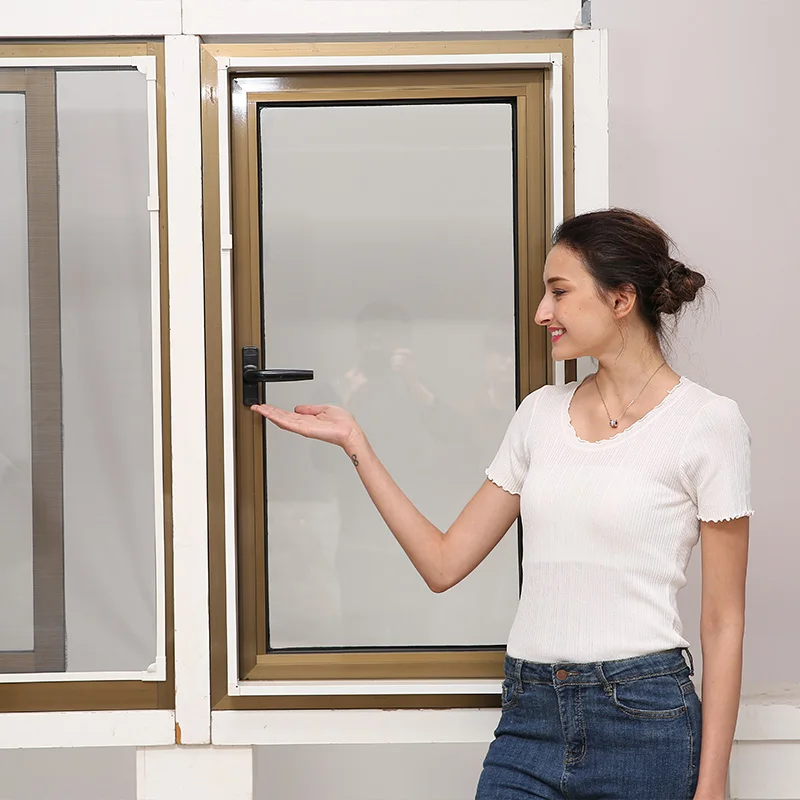 Patent owned self assemble diy  magnetic window insect  net screen with 3M tape and Tesa Tape