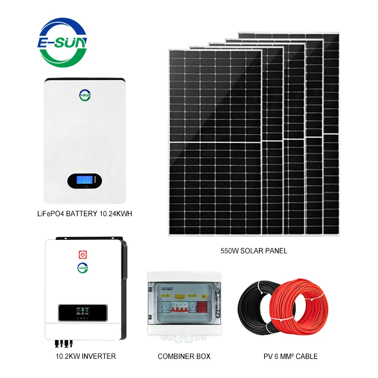 On And Off Grid Solar Energy System 3kva 5kw 10kw Hybrid Solar Power System Home Complete Solar Panel Kit Set 48v Battery