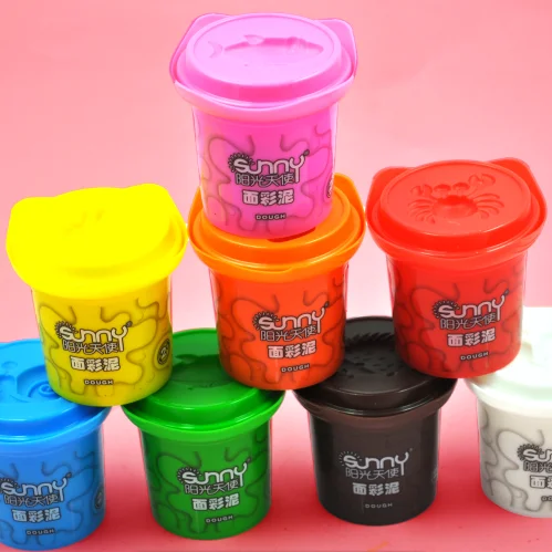 Manufacturer for kids high quality 8 colours DIY modeling clay play dough, Plasticine Mold Set Toy For Kids