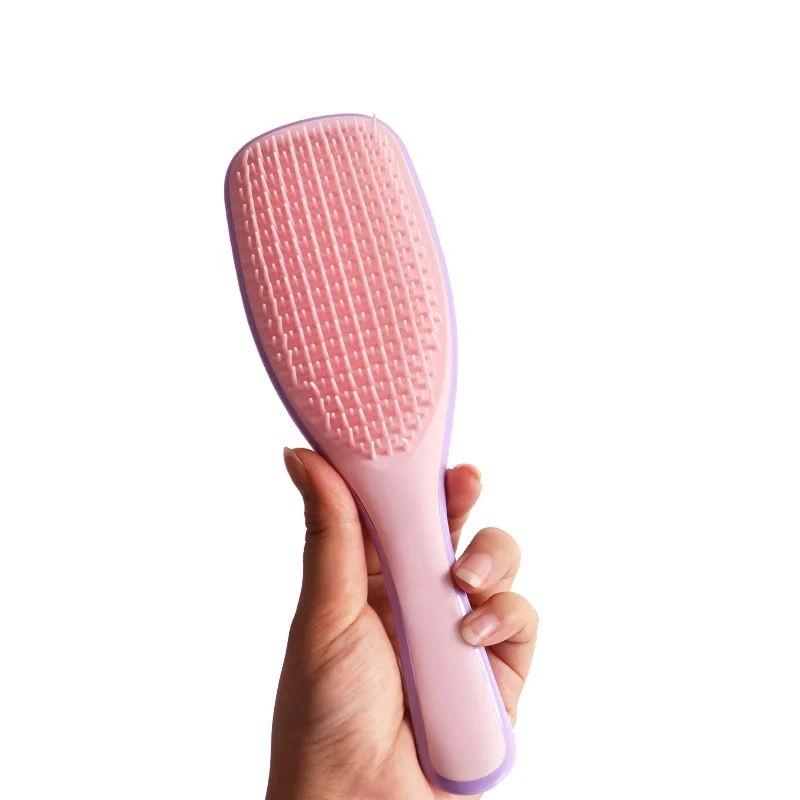 Частная этикетка, Пользовательский логотип, спутывающаяся щетка для волос, оригинальная розовая расческа для волос