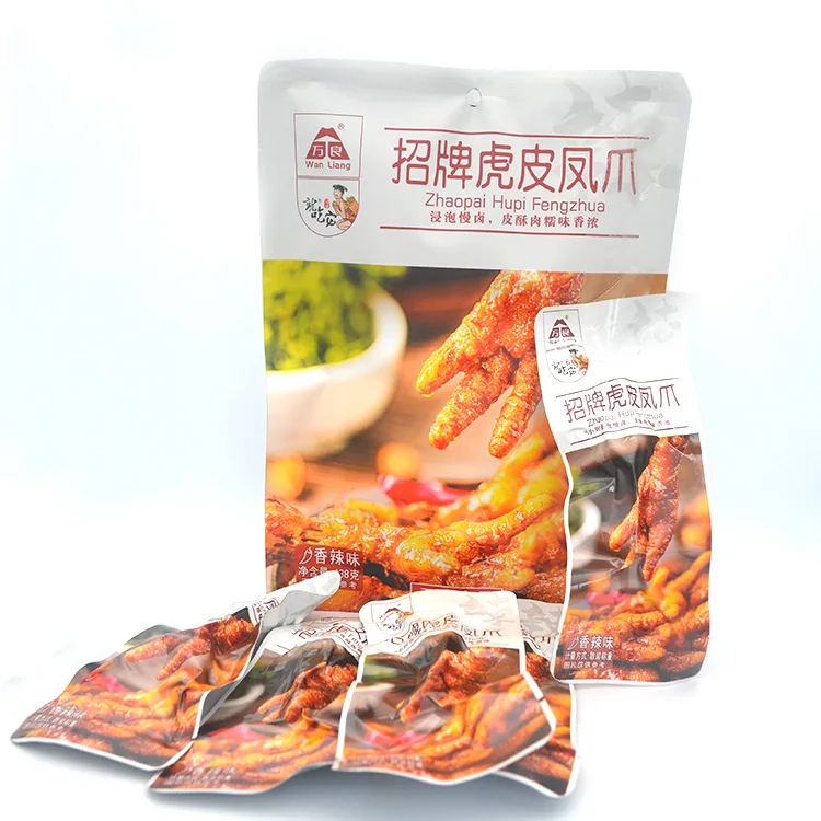 Factory 138g Meat Snacks Spicy Chicken Feet Snacks For Office