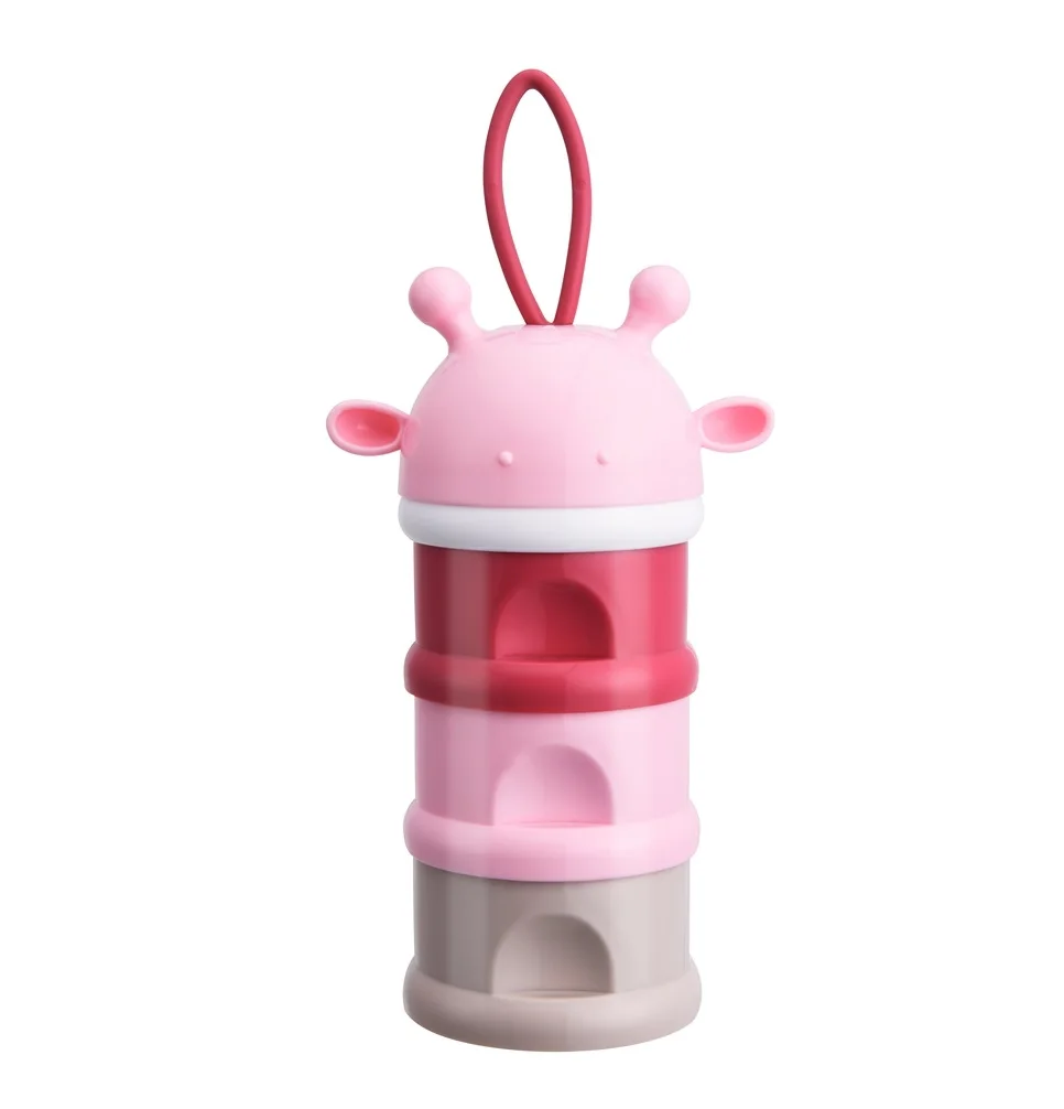 Wholesale High Quality 3 Layer Infant Feeding Food Plastic Box Milk Powder Container Plastic Storage Box For Baby