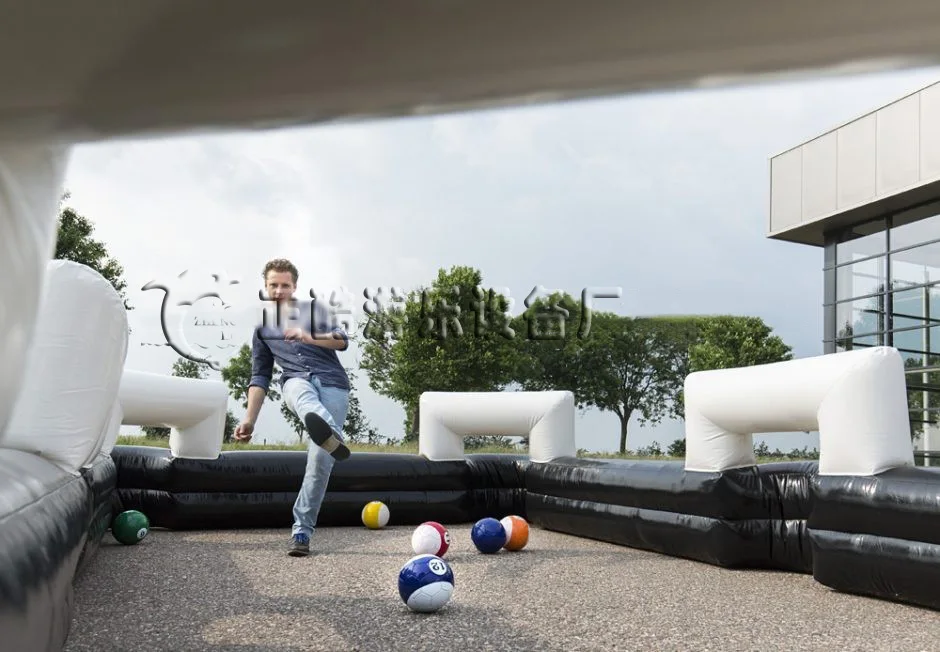 Custom inflatable sport game inflatable billiard table inflatable air snooker ball for sale