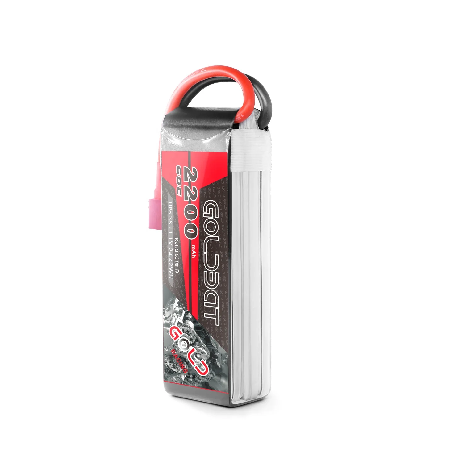 2S 3S 4S 5S 6S  40C 60C RC LiPo Batteries 2200mah  T/JST/XT30/XT60 Plug