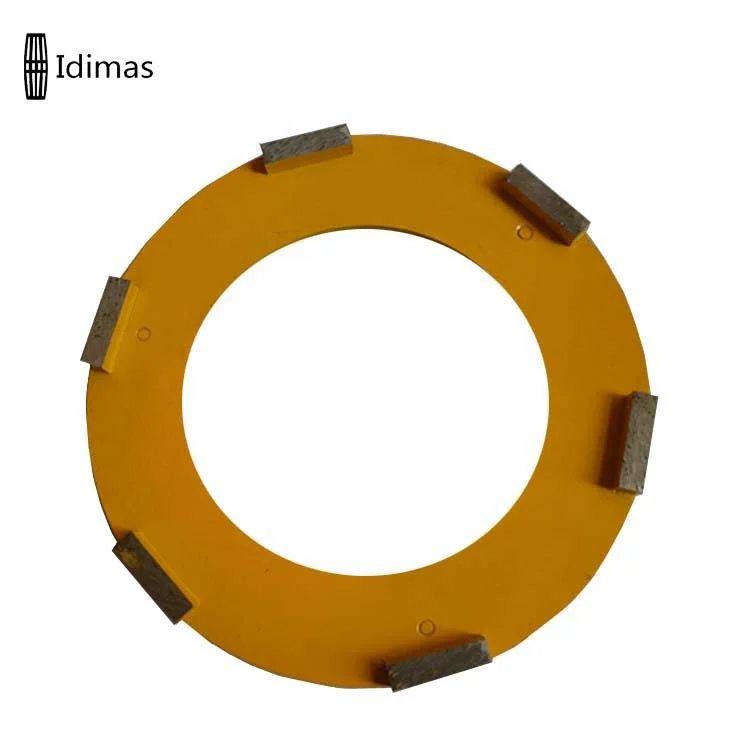Diameter 240mm 6 Segments Diamond Grinding Plate diamond grind disc for Klindex Machine