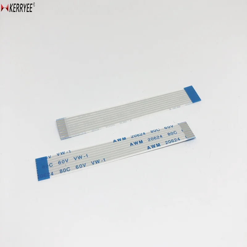 8P 60mm type B 1.0mm FFC flat cable AWM 20624 connector
