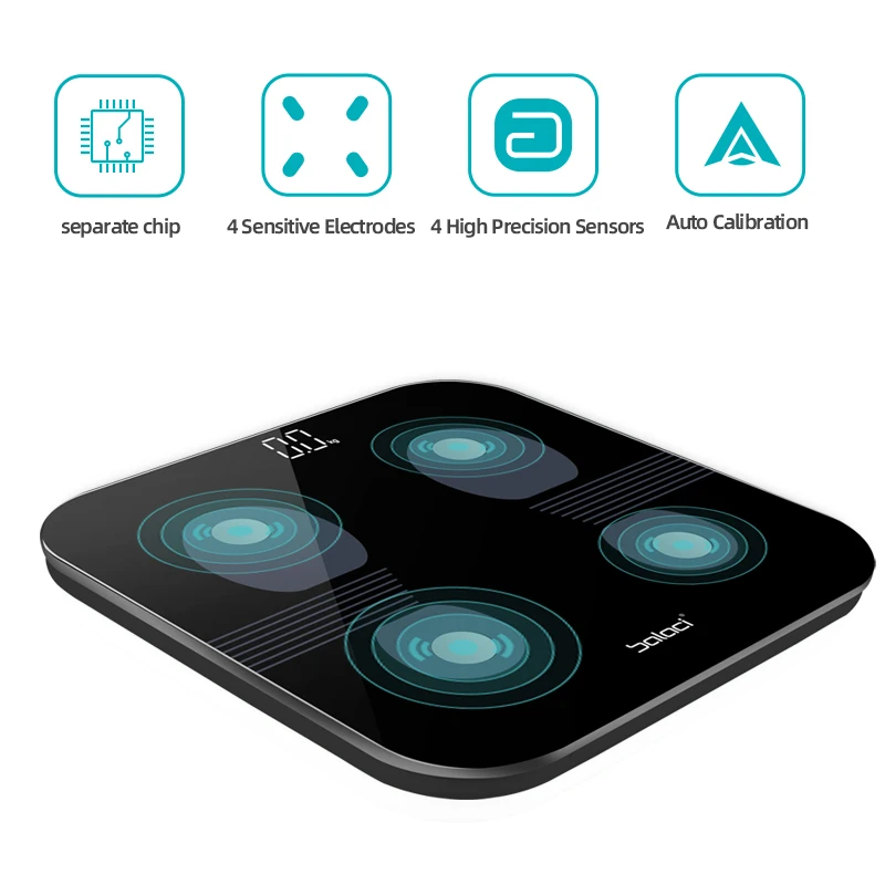 Smart Digital Portable Bathroom Weight Scale Bt Electronic Blue Tooth Weight Scale