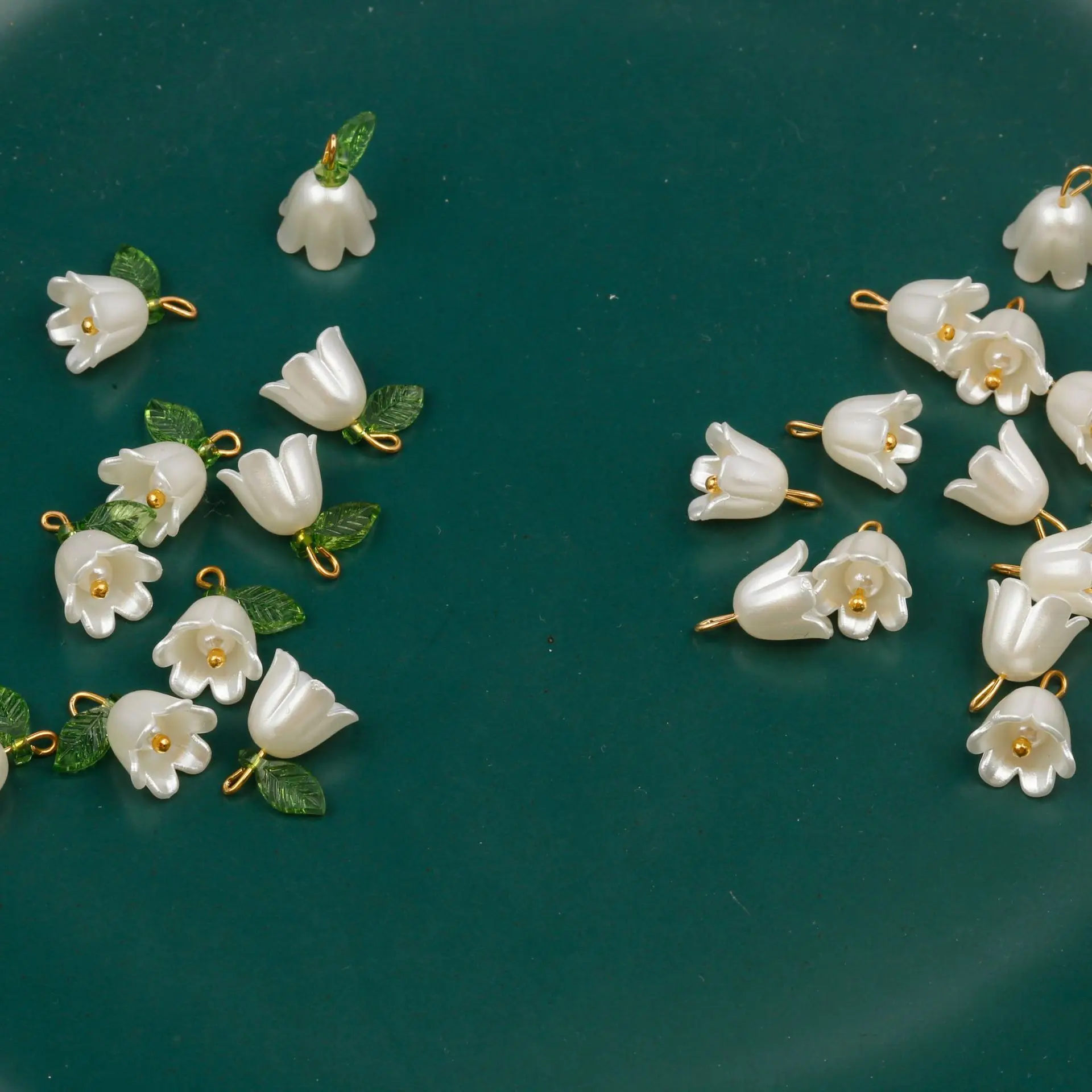 3D Lily Of The Valley Flower Resin Charms Multicolor Pendants DIY Making Earrings Necklace Women Jewelry Gifts