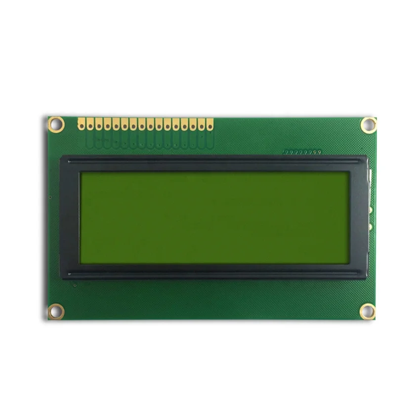 Factory supply 20x4 character Lcd Yellow-green Backlight STN Monochrome Displays