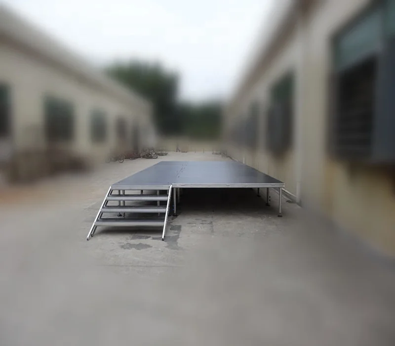 Gym Event Durable Stage Platform Drum DJ Stage Portable Stage Aluminum
