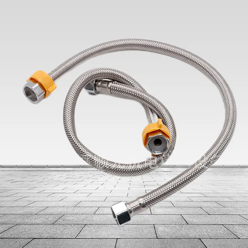 Custom Length Ultra-Flexible Replacement Water Hose Metal Stainless Steel Shower Hose For Kitchen Faucet Shower Head