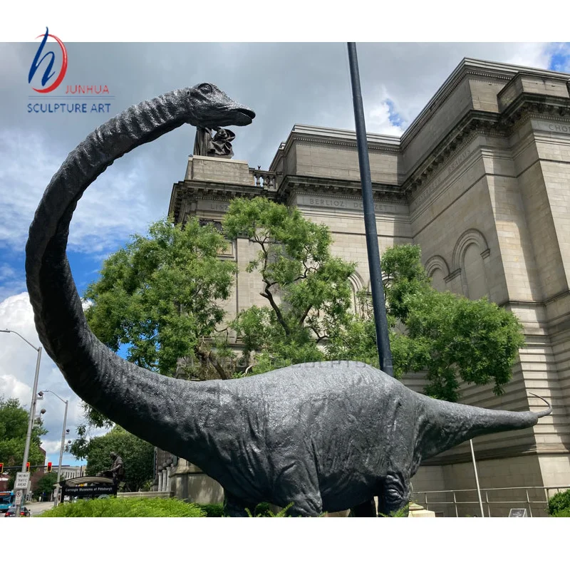 Custom Cast Bronze Statue Unicorns Brass Art Figure Statue Dinosaur Skeleton Mascot Work Animal Theme Art Work