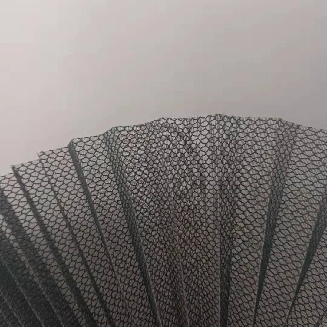 European Pleated Mesh Plastic Plisse Net Anti Insect Folding Door Screen Polyester Fiber Bug Netting
