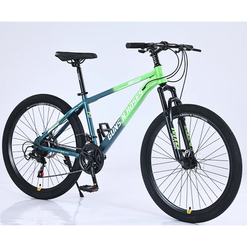 MTB 26inch Mountain Bike High Carbon Steel Frame bicicleta de montaa 21Speed Disc Brake Mountain Bike for Men and Women